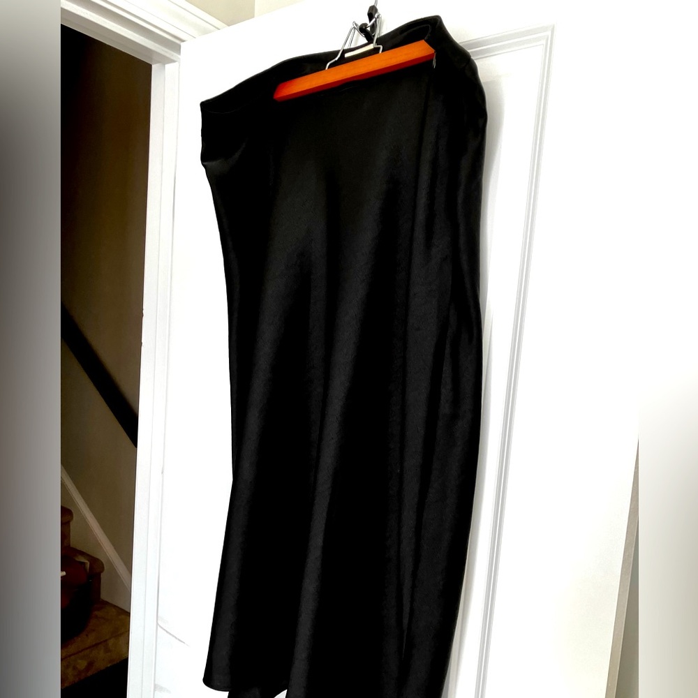 Sézane's Black Sandy Slip Skirt, Size 12 - Picture 2 of 3